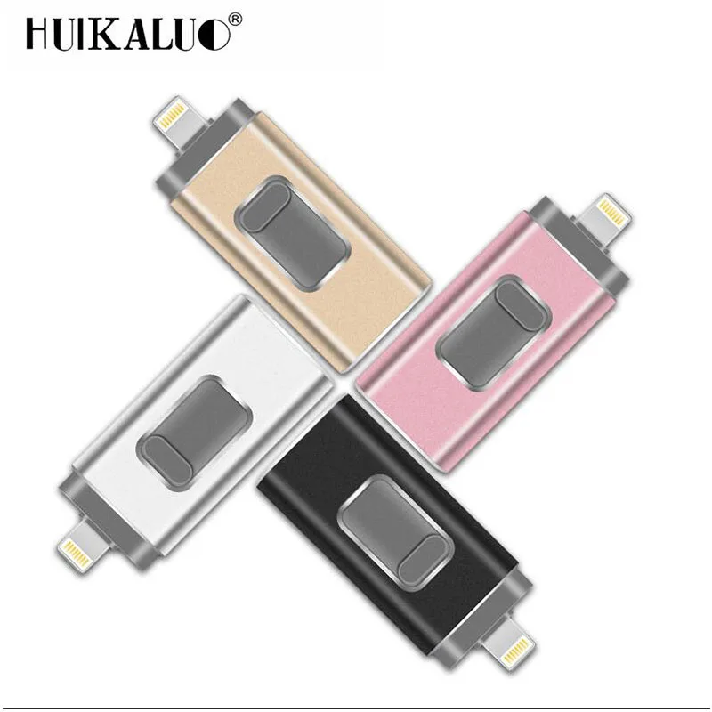 USB флэш накопитель OTG 128 Гб 64 ГБ 32 для iPhone 8/6/6s/7/ipad/Android смартфон высокоскоростной