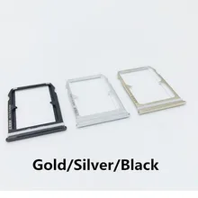 1 шт. сим карты лоток держатель Слот для Xiaomi 6 mi6 sim-держатель, слот контейнер заменитель адаптера Часть золото/серебро/черный