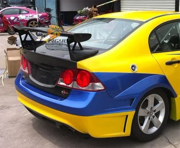 

Fit for Honda Civic FD2 FA1 GT GT Wing carbon fiber rear spoiler rear wing