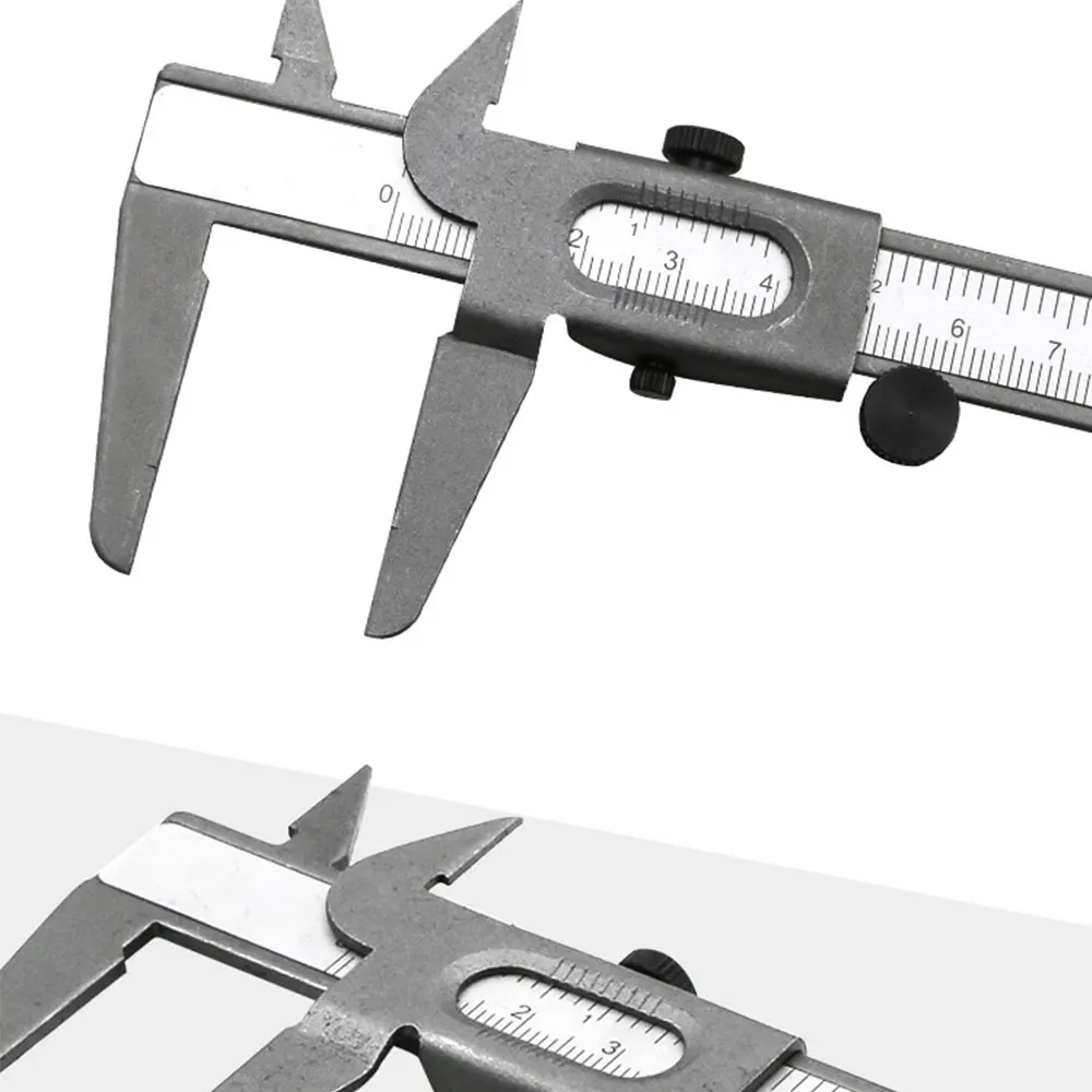 Прочный металлический штангенциркуль серебро 0,01 мм шкала Инструмент Калибр инструмент штангенциркуль из нержавеющей стали гаджет циферблат измеритель скольжения Калибр