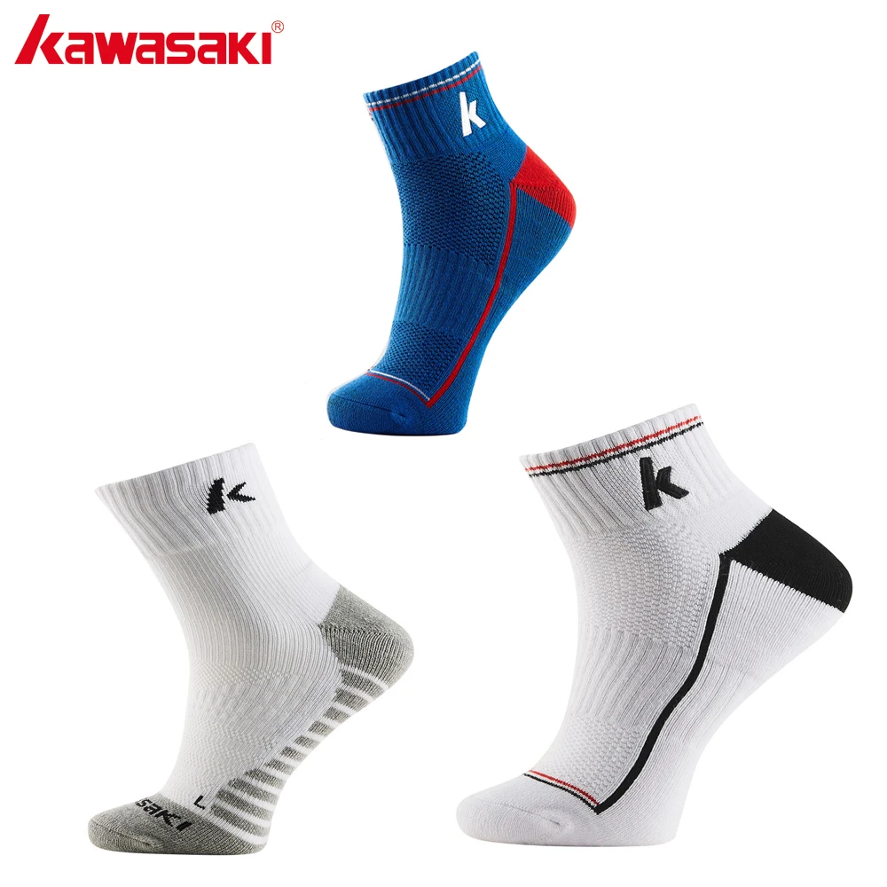 Kawasaki, спортивные носки для бега, велоспорта, баскетбола, фитнеса, дышащие мужские носки из хлопка, предотвращают запах ног