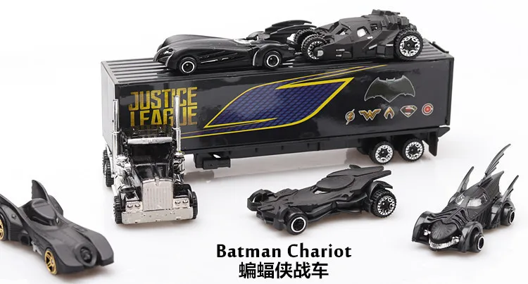  Simulation 1:64 Alloy Car Set of Justice league Batman Batmobile Diecasts & Toy Vehicles Toy Car Mo