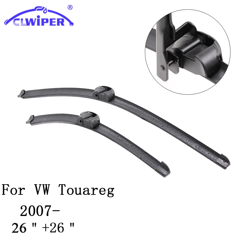 CLWIPER Wiper Blades For VW VOLKSWAGENS TOUAREG(2007 )2008 2009 2010
