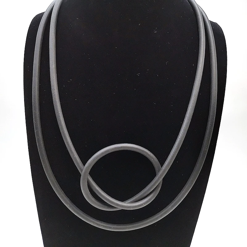YD& YDBZ Европа Германия дизайнерский стиль ожерелье s Женщины Pendnat ОЖЕРЕЛЬЕ в стиле панк резиновый трос алюминиевый лист ювелирные изделия ручной работы