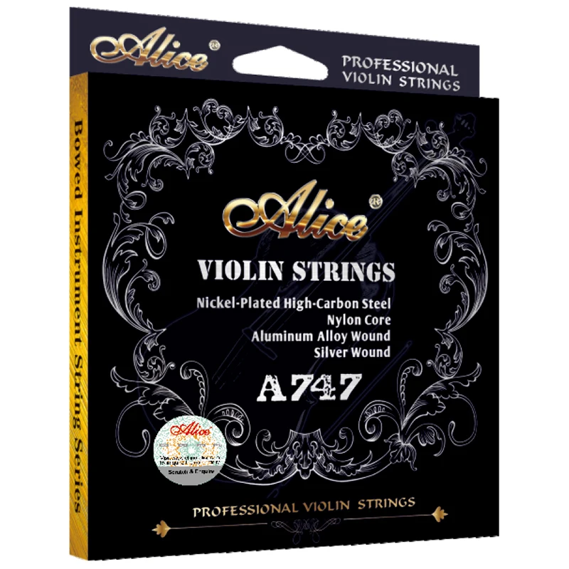 1 Set Original Alice High Quality Professional Violin Strings Nickel