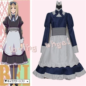 

Free Shipping Axis Powers Hetalia APH Republic of Belarus Natasha Dress Cosplay Party Maid Costume