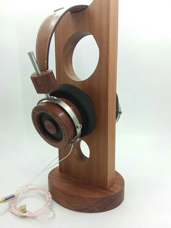 

DIY wooden headset 44mm driver silver plated cable(don't contain the Headset bracket)