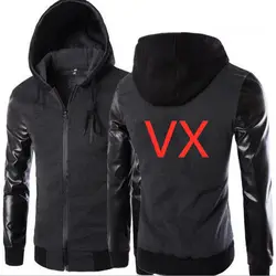 VX мужской бомбер куртки для мужчин осень зима толстые теплые флисовые пальто на молнии для Спортивная костюм одноцветны