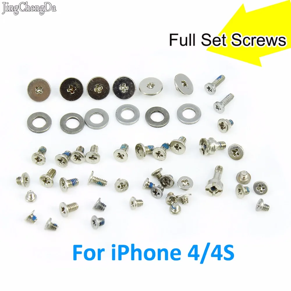 JCD Screws Full Screw Set for iPhone 4 4S Repair bolt Complete Kit ...