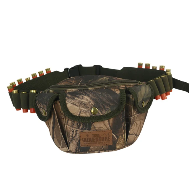 US $9.55 Outdoor Hunting Pack Belt Bag Tactical Camouflage Sports Camping Hiking Waist Containing Bullet Bag