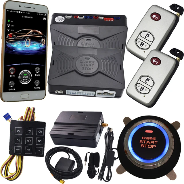 Special Offers Car security alarm system with PKE passive keyless entry remote engine start stop keyless go system with gps tracking feature Special Offers Car security alarm system with PKE passive keyless entry remote engine start stop keyless go system with gps tracking feature