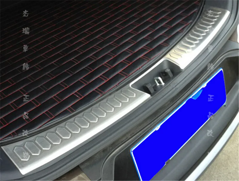 

Rear Bumper Protector Tail Tailgate Trunk Guard Sill Plate Scuff Trim Cover For KIA Sportage R 2010-2015 Car Accessories