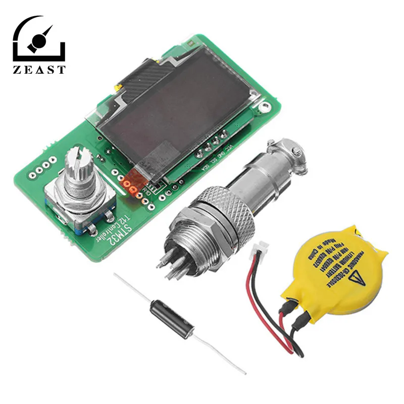 Паяльник STM32 T12 с OLED экраном 2 1 S 110 240 В 72 Вт|Приборы для измерения температуры| |
