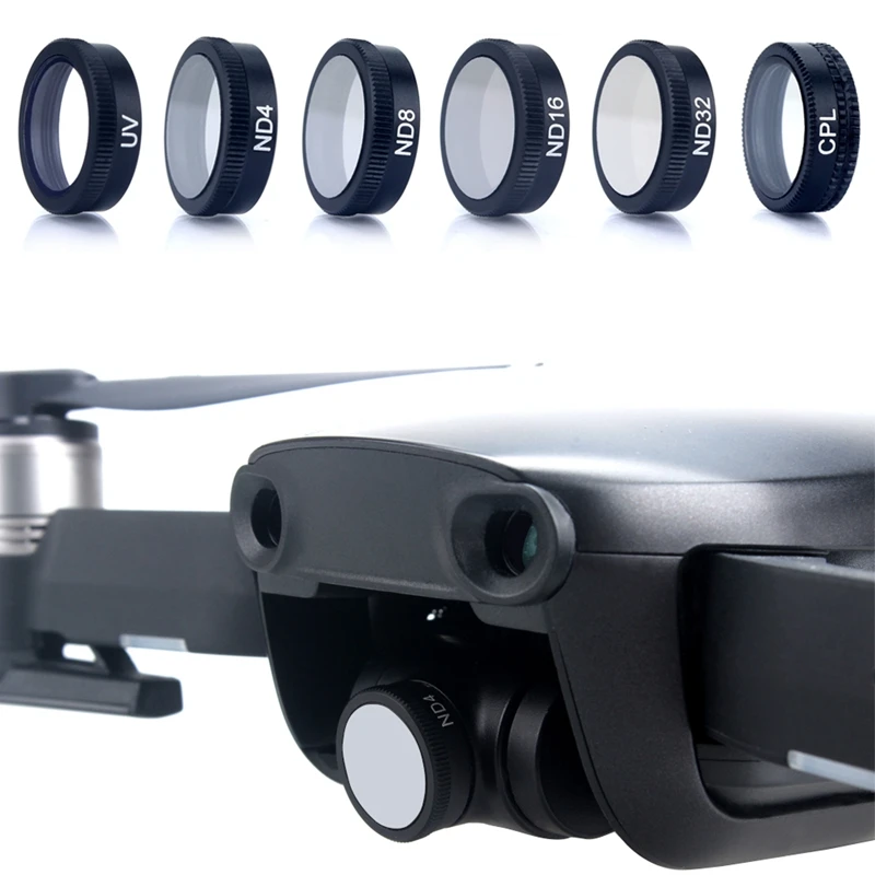 Новый водонепроницаемый Дрон объектив камеры для DJI Mavic воздушные фильтры ND4/8/16/32