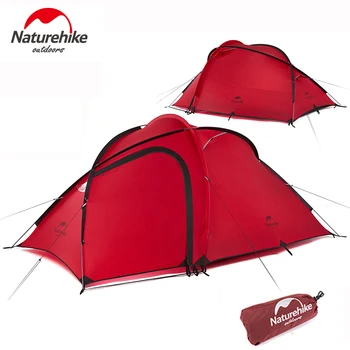 

Naturehike Camping Tent 3 Person Hunting Fishing Vacations Double Layer Tourist Tent For Outdoor Recreation Camping Equipment