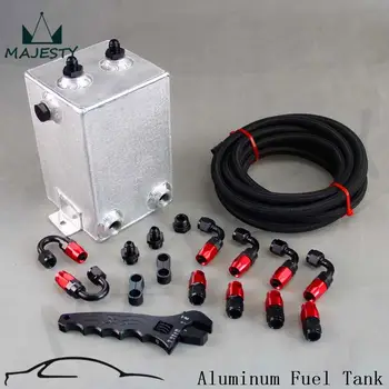 

3L drawing polishing Fuel Surge Tank 3 Litre Swirl Pot System+ wrench Spanner Black
