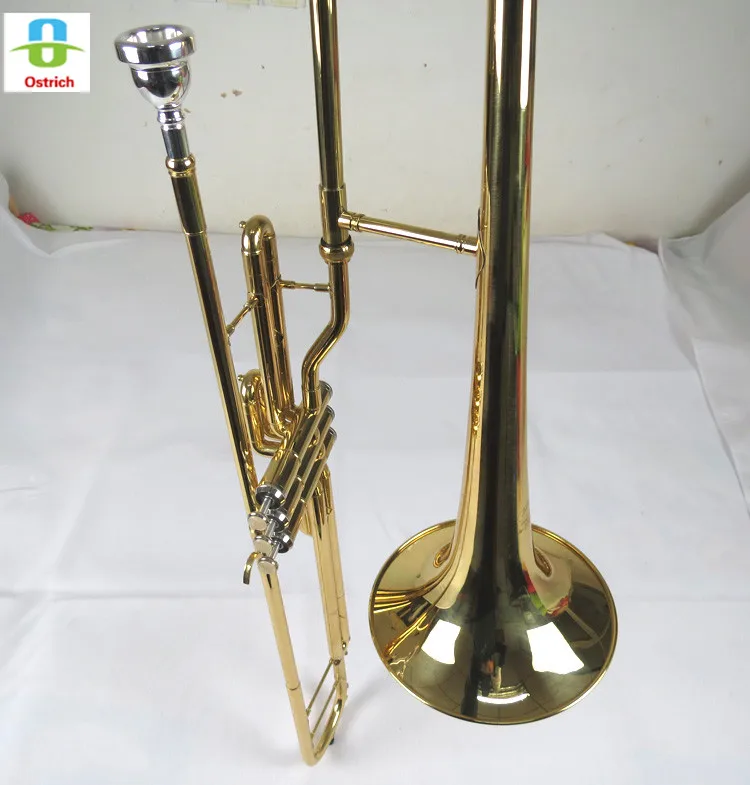 State key горка тромбон Бас тромбон маленький хвостовик Bb/золотой Латунный Колокольчик Китай