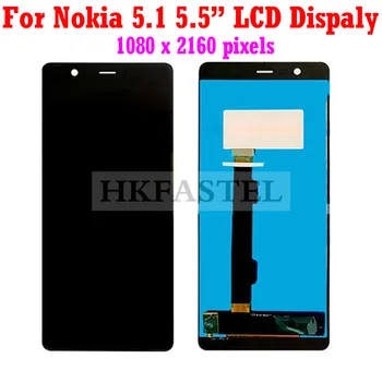 

HKFASTEL for Nokia 5.1 5.5 inches high quality LCD Display for Nokia 5.1 LCD Original LCD Display Touch Screen Digitizer