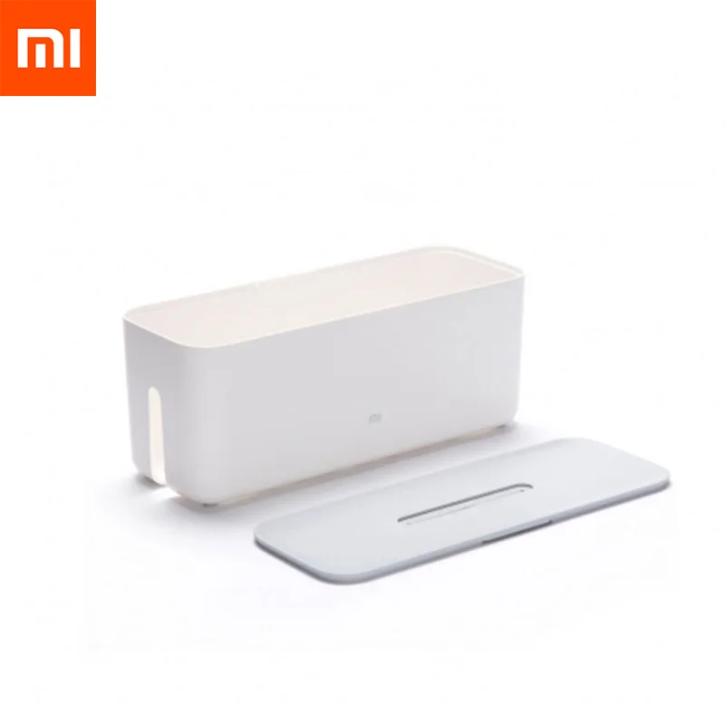 

Original Xiaomi Power Cord Socket Storage Box Dust insulation Cooling Hole Strip Plug Base Finishing Tying Box Home Storag Tools