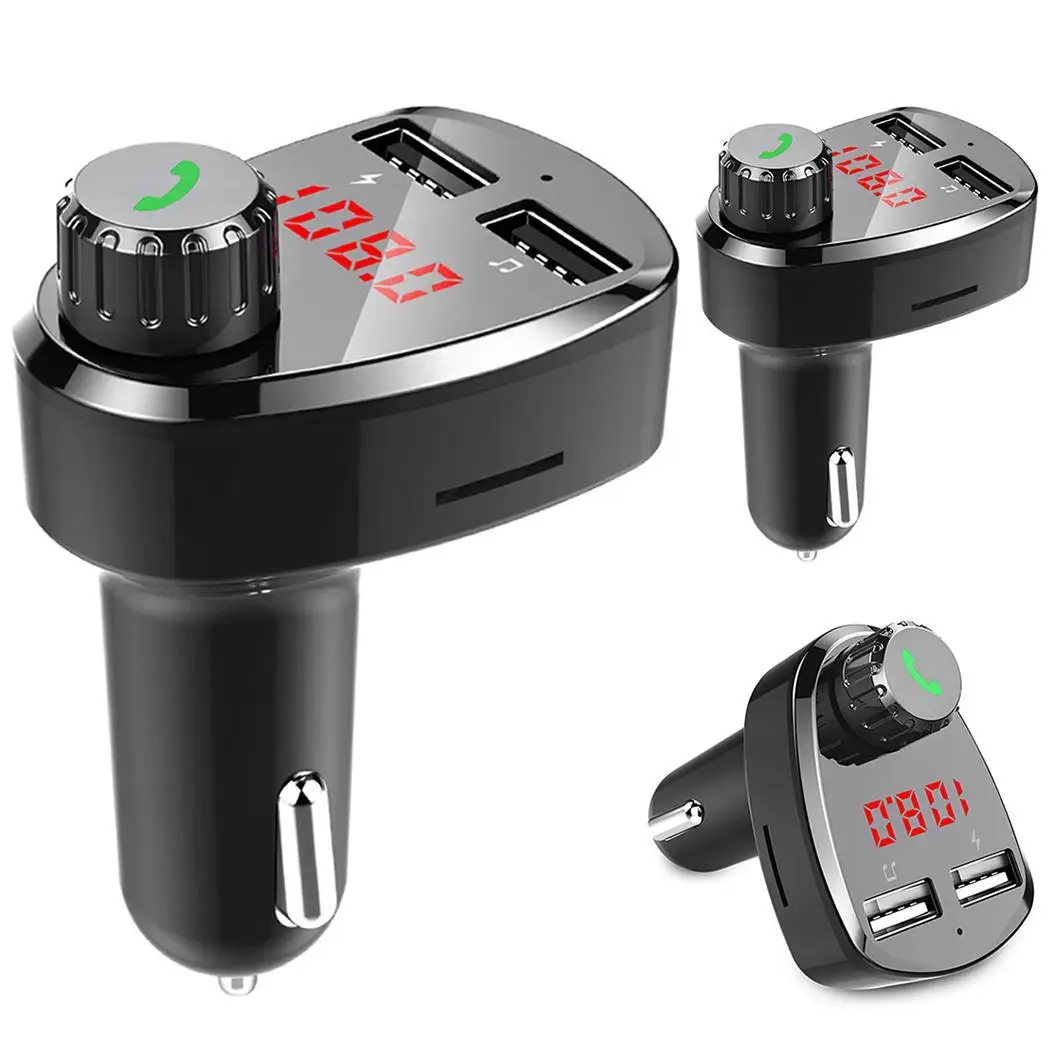 Portable Dual USB Car Fast Charger 20Hz-20kHz Bluetooth 0.5-2M Stereo Mp3 Player 48H MP3/WMA For General | Автомобили и мотоциклы