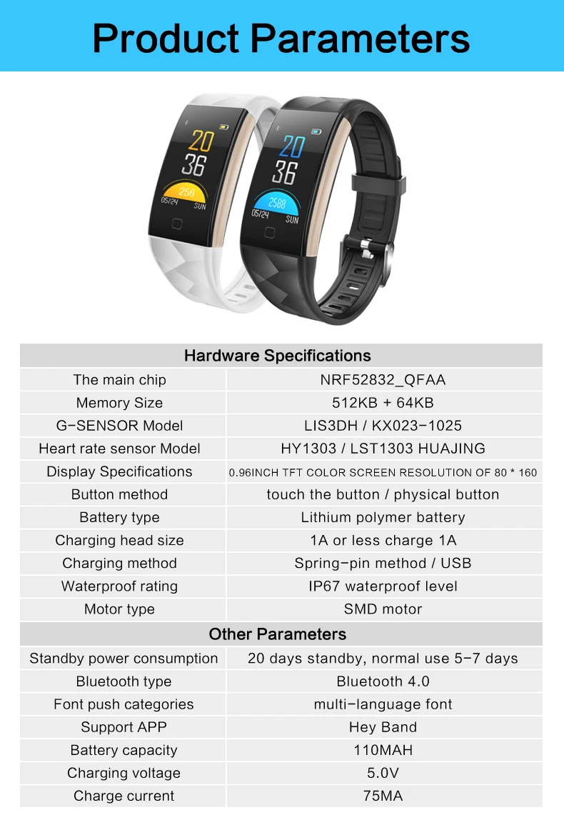 Новые S11 Водонепроницаемый красочные Экран Смарт часы браслет с сердечного ритма крови Давление монитор Montre Intelligente 4 цвета