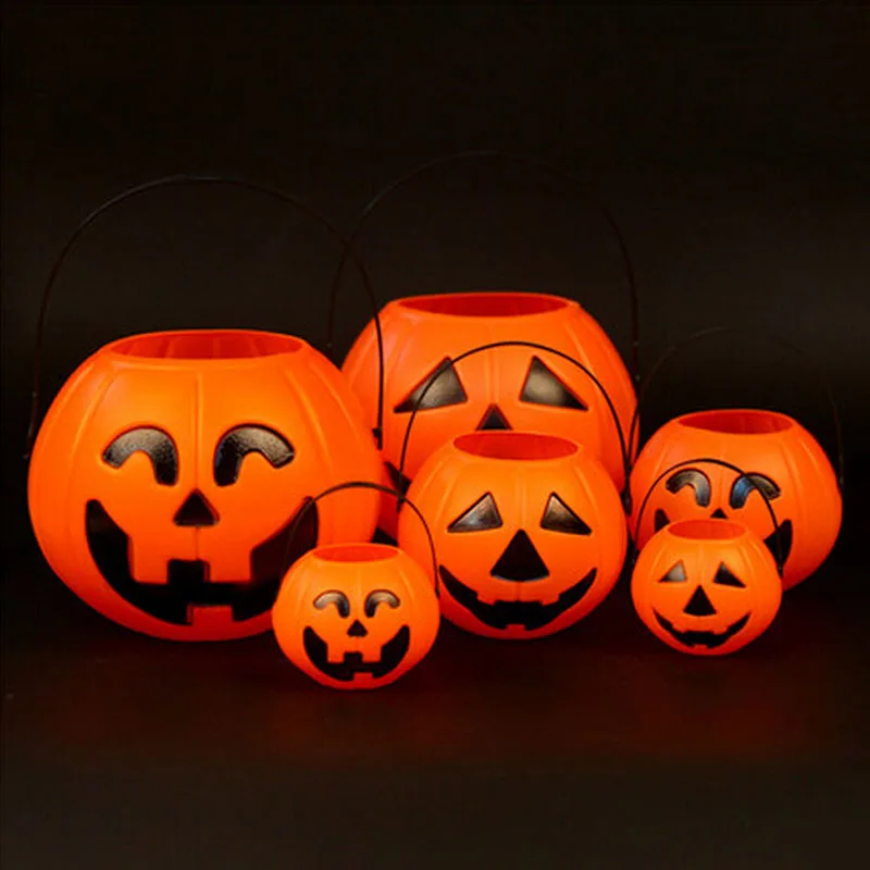 Online Buy Wholesale plastic halloween pumpkin buckets from China