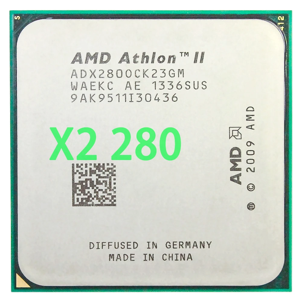 cpus AMD Athlon II X2 280 CPU Processor 3.6GHz/2MB L2 Cache /Socket AM3 Dual-Core cpu for gaming pc