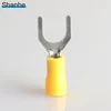SV1.25-5 Insulated Fork Cable Wire Terminal Connector Electrical Crimp Terminal 50pcs ► Photo 3/6
