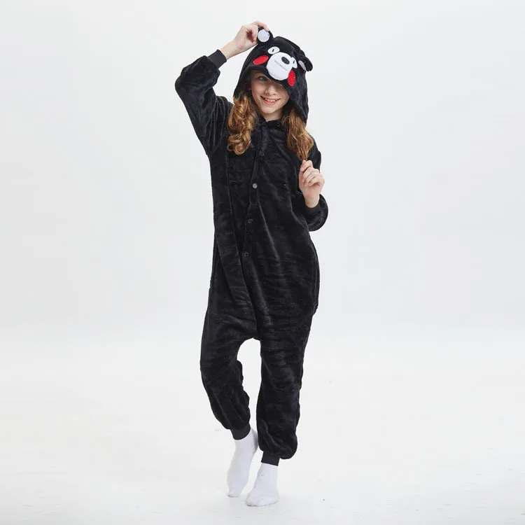 

2019 New christmas onesie costume cospaly kigurumi pajamas cosplay Halloween Pajama Fannel Coral fleece cartoons winter warm
