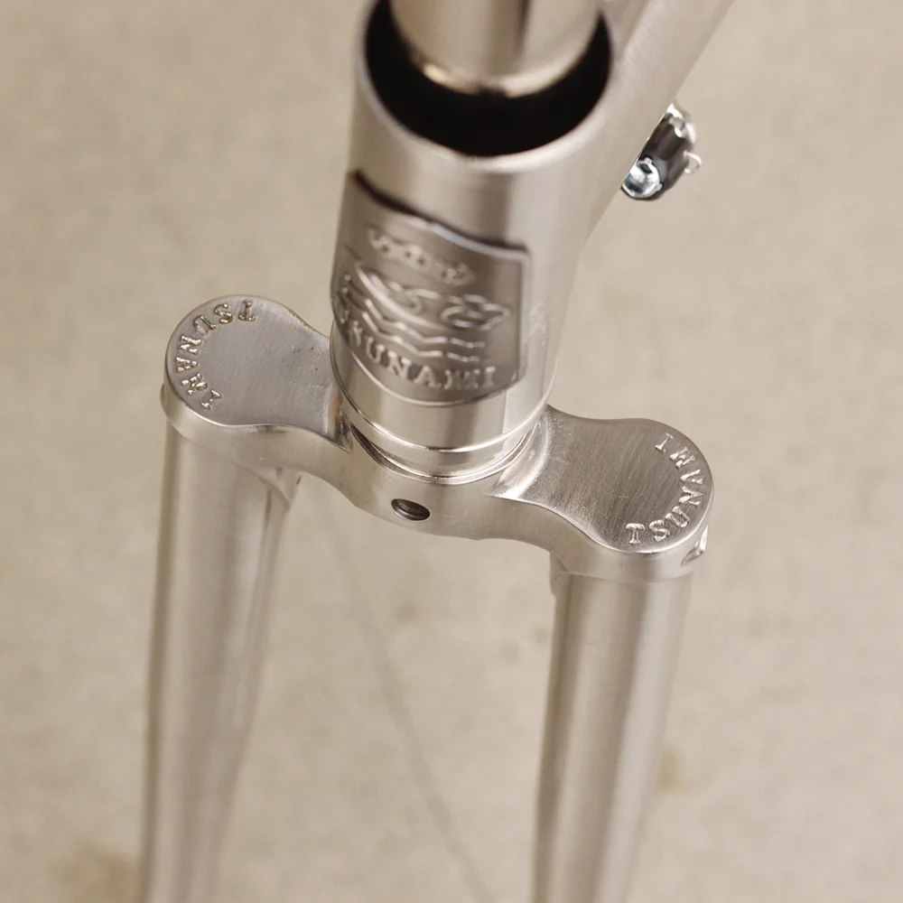 Шоссейный велосипед TSUNAMI Chromoly со стальным покрытием 700C вилка жесткая 1/4 &quot1/8 мм