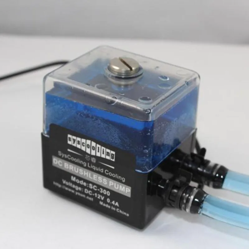 DC12V SC-300T обновленная версия компьютер воды с жидкостным охлаждением охлаждения тихий Mute циркуляционный керамический подшипник