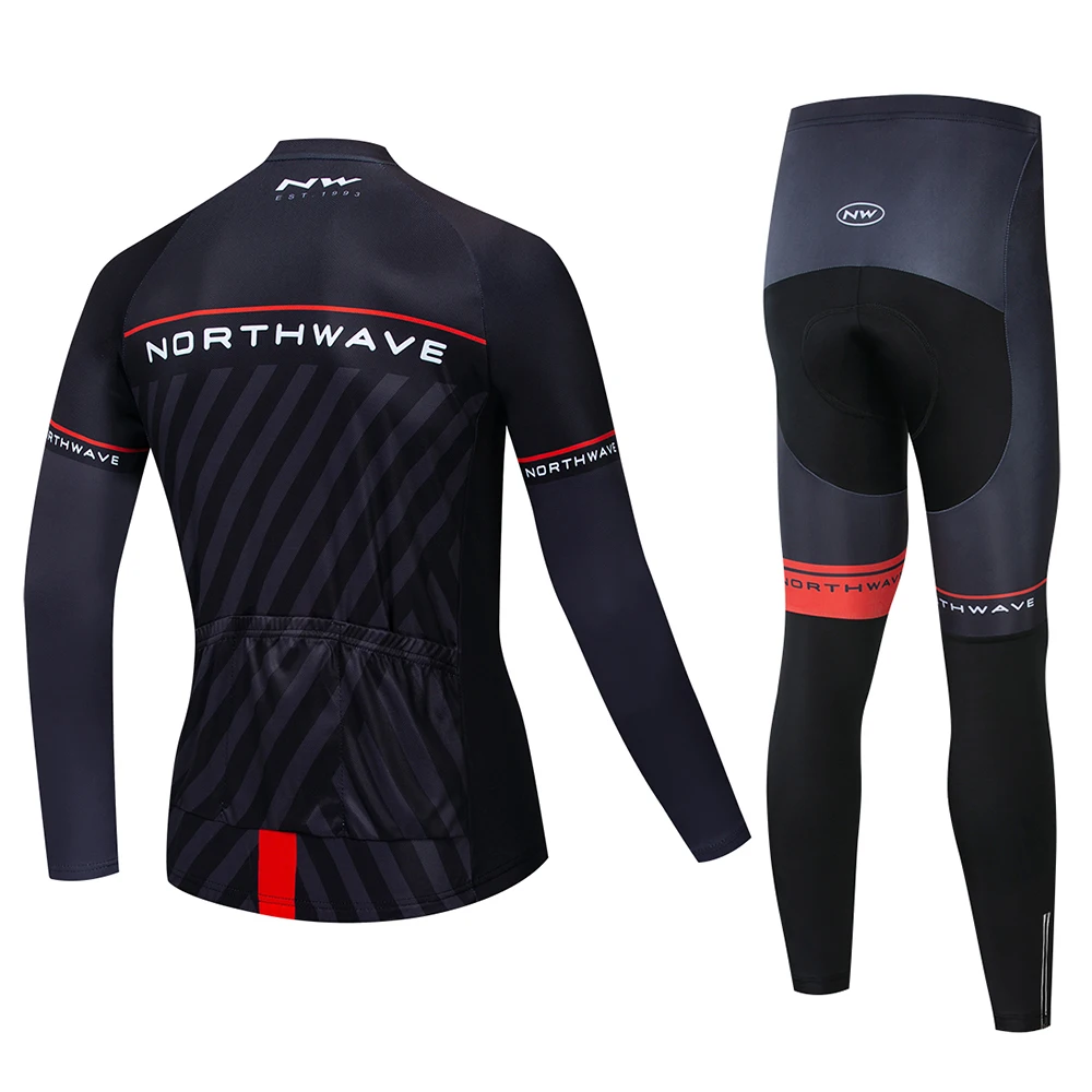 Джерси для велоспорта Pro Team NW Hombre Ropa Ciclismo Northwave весна/осень, комплект с длинным рукавом для велоспорта, одежда для горного велосипеда