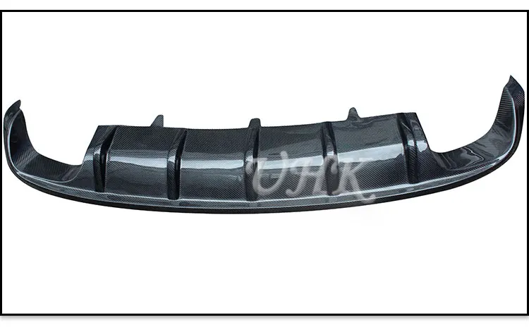 UHK для Audi S6 углеродного волокна задний диффузор аксессуары обвес багажник Splitter протектор спойлер протектор гоночный автомобиль