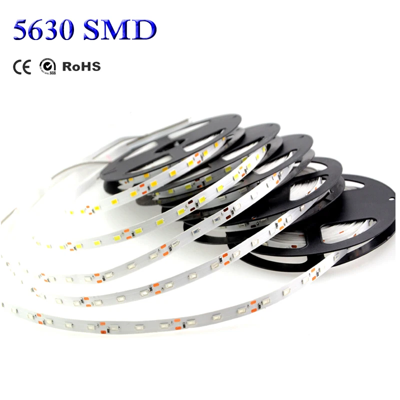 5 м 30 RGB светильник 5050 5630 светодиод 12 В fita Светодиодная лента Диодная для