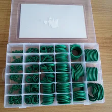 420 шт., комбинированная посылка FKM "O", уплотнительное кольцо зеленого цвета, маслостойкий Материал FKM