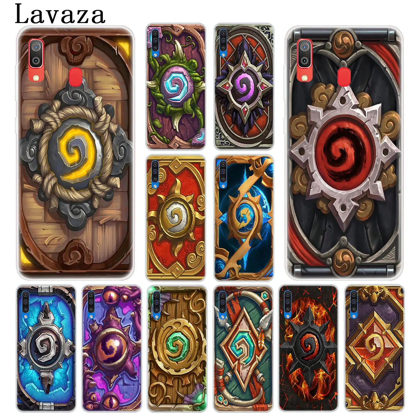 Классический жесткий прозрачный чехол для телефона Lavaza Hearthstone Samsung Galaxy A10 A20 A30 A40 A50