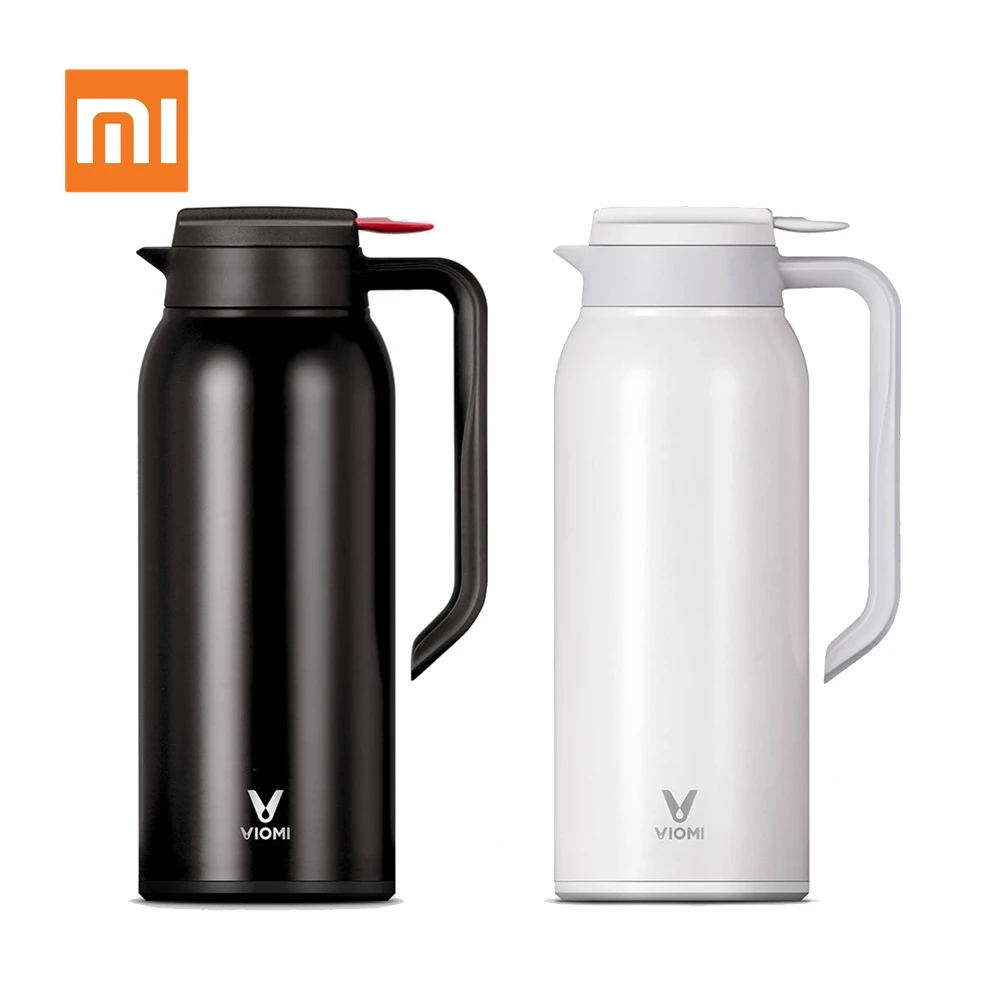 Оригинальный Xiaomi Mijia VIOMI Термокружка портативный 1.5L чайник для воды из нержавеющей стали Вакуумная фляжка-термос чайник Xiaomi умный дом