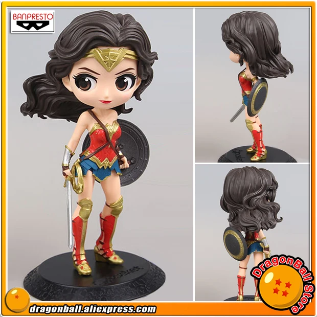 Anime Justice League Original Banpresto Q Posket Collection Figure - Wonder Woman (Specail Color ver.)