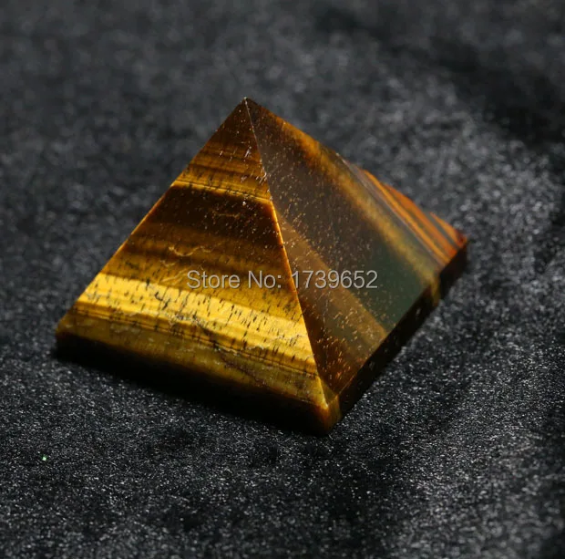 

2017 tiger eye crystal Engraved 40mm Pyramid Carved Stone beads Chakra Stones pendants necklaces Healing Reiki Free shipping