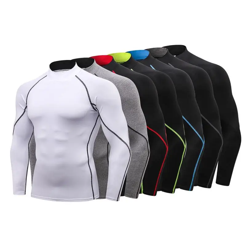 

Quick-drying Running T-Shirt Long Sleeve Training Compression Exercise Sports American football sweatshirt