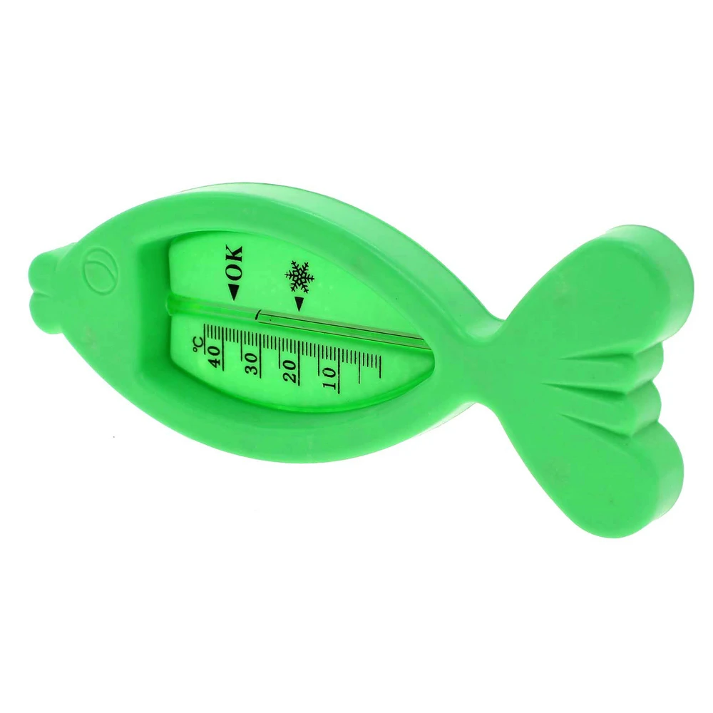 Citygirl плавающая рыба прекрасная пластиковая плавательная игрушка детская ванночка датчик воды термометр случайный цвет