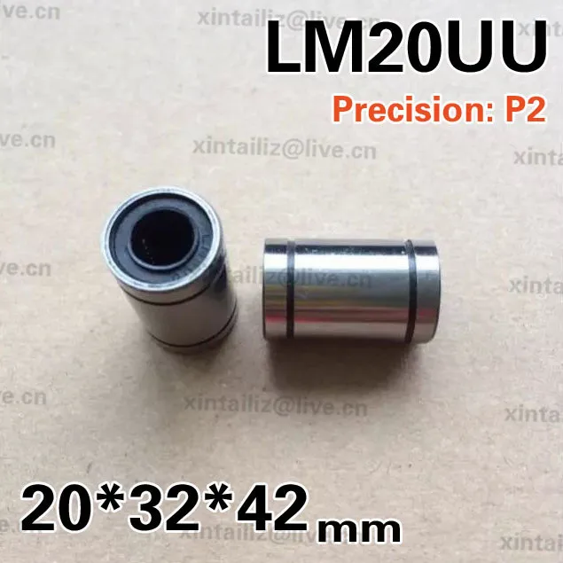 [LM20UU-P2] партиями по 10 штук конический роликовый подшипник хромистой стали Gcr15 LM203242 LM20UU SDM20UU линейный подшипник 20 мм* 32 мм* 42 мм