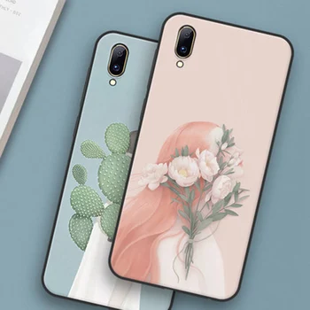 

2PCS For vivo Y97 case cover Literary style soft phone cases For vivo Y 97 case cover vivoY97 shell For vivo V1813A fundas coque