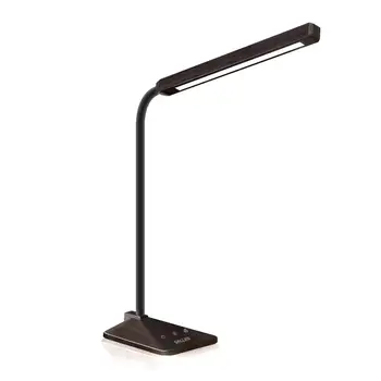 

SOLLED Grain Desk Lamp 48 PCs Brightness Dimmable Table Light with Touch Sensitive Control Panel, Goose-neck for Reading/Home