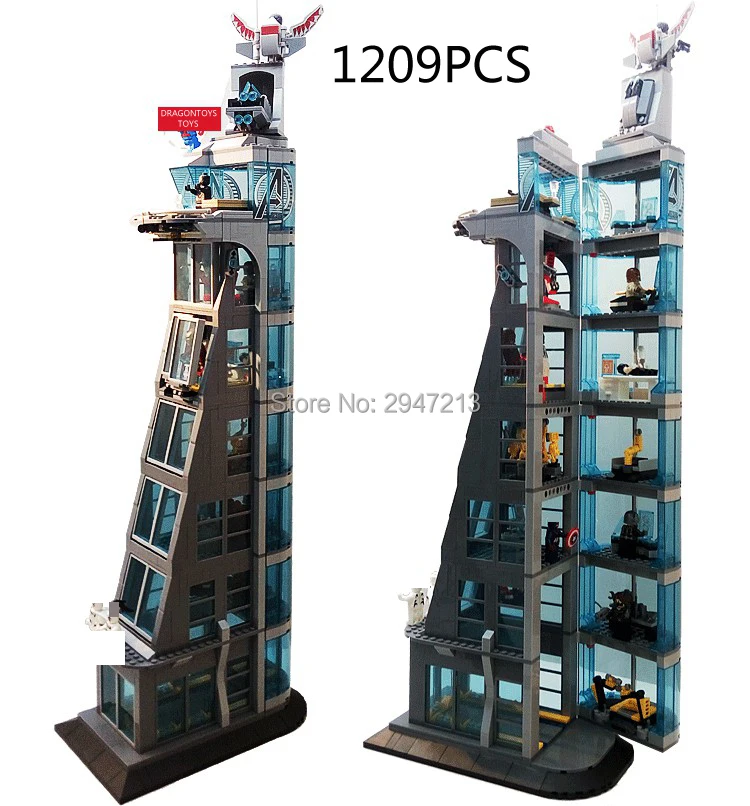 

compatible LegoINGlys Marvel Super Hero Avengers turret moc Building blocks mini Captain America Spider Man figures brick toys