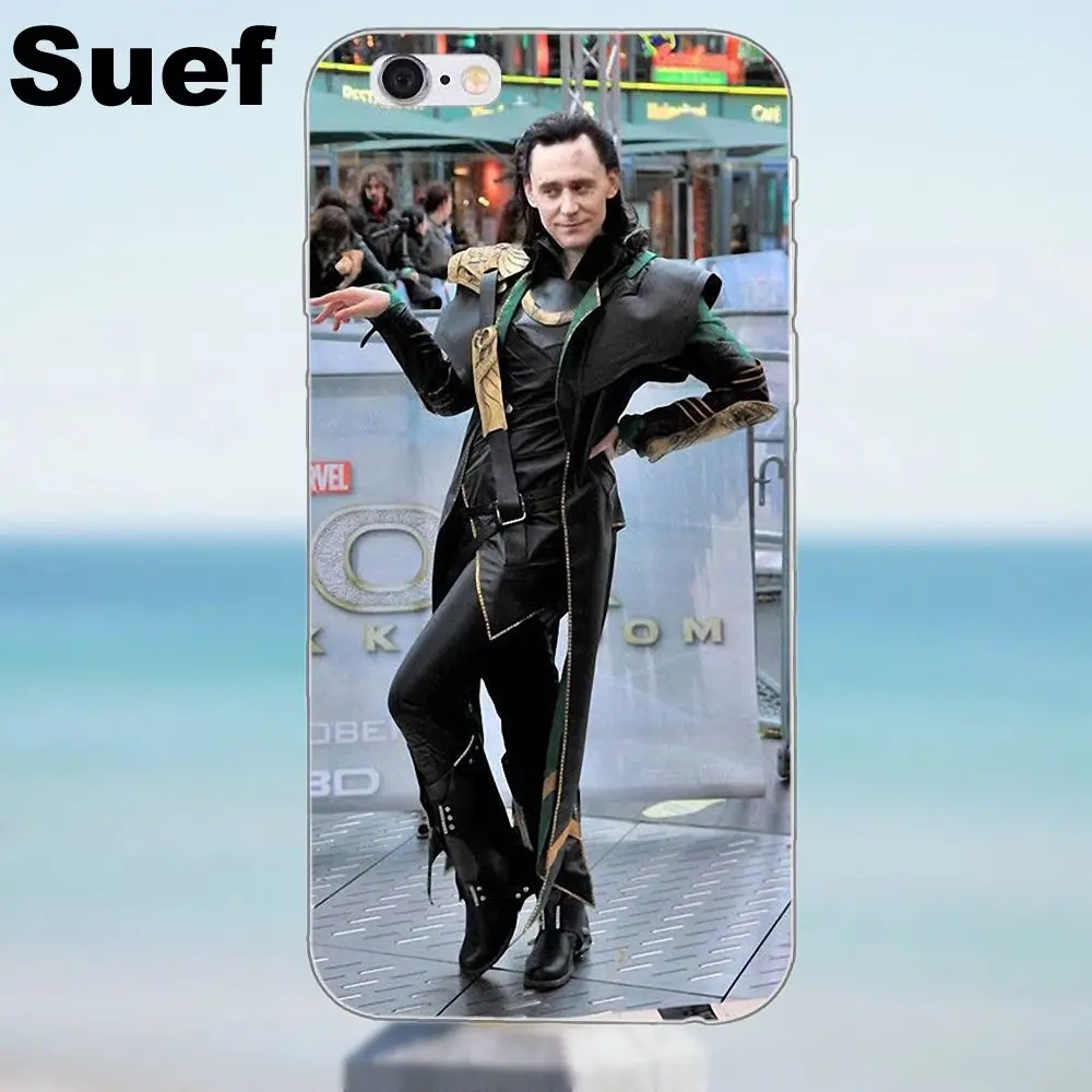 Suef Том Хиддлстон Локи фильм Тор актер для iPhone X 4 4S 5 5S 5C SE 6 6S 7 8 Plus Samsung Galaxy J1 J3 J5 J7 A3 A5