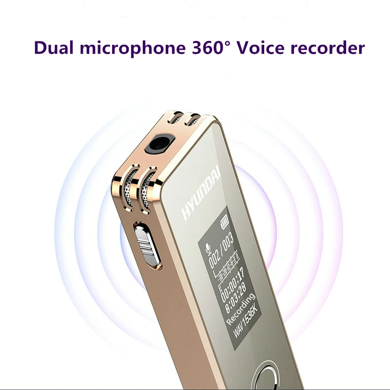 K607 Цифровой диктофон с активированным голосом мини Аудио запись на большое