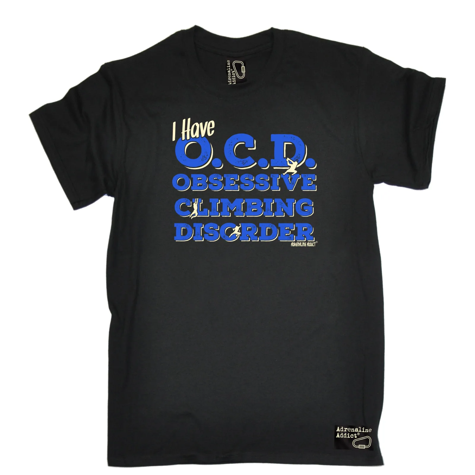 OCD Obsessive Climbinger Disorder T-SHIRT Tee Rock Funny Birthday Gift Present Him Clothing Tops Hipster Fashion Tricolor | Мужская