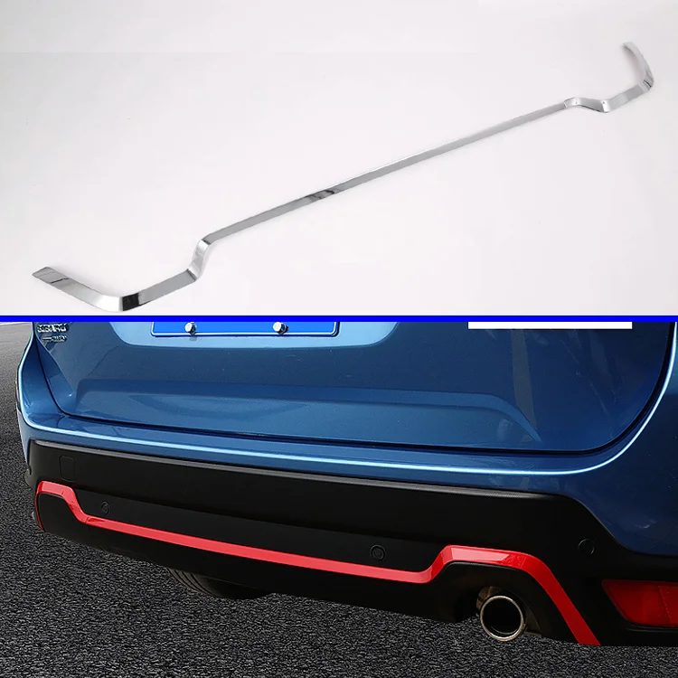 

For Subaru Forester SK 2018 2019 Decorate Accessories ABS Rear Bumper Skid Protector Guard Plate accessories Trim
