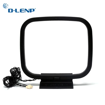 

Dlenp Loop Antenna AM/FM Antennas for Receiver with 3-Pin Mini Connector for Sony Sharp Chaine Stereo AV Receiver Systems